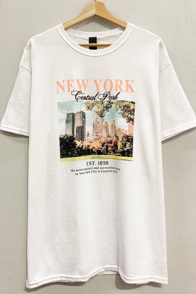 Central Park Oversized Graphic Tee