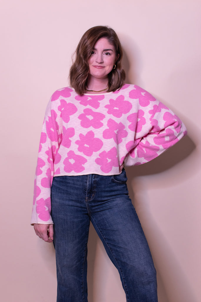 Poppie Floral Knit Sweater