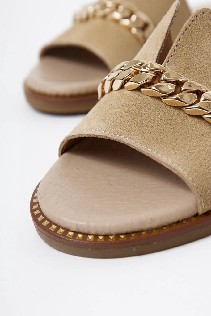 Summer in Europe Leather Slide Sandals