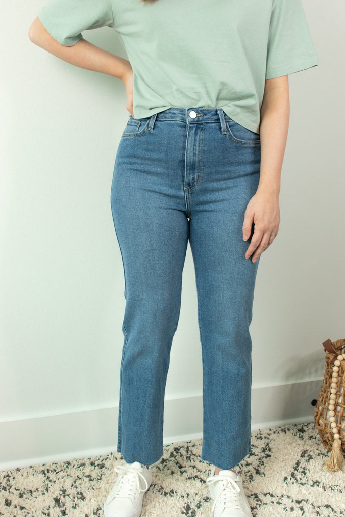 Just Black Denim High Rise Classic Straight Jeans